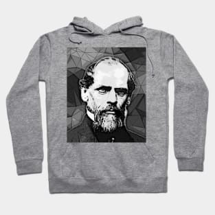 John A. Roebling Black and White Portrait | John A. Roebling Artwork 13 Hoodie